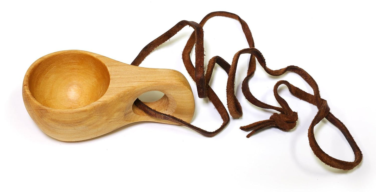 Small Handmade Kuksa - Ancient Lapland Finland Drinking Cup - No 018 for hiking, camping, kitchen, outdoors