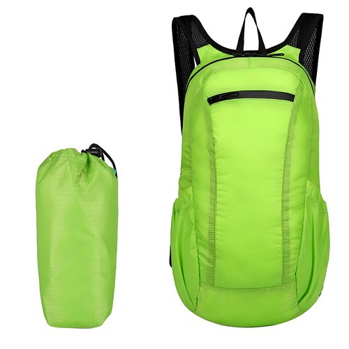 LOPURS 8L Ultra Lightweight Hiking Backpack, Portable Foldable Waterproof Backpack, Small Travel Daypack, Travel Outdoor Foldable Shoulder Bag, Waterproof Packable Back Pack for Women Men (Green)