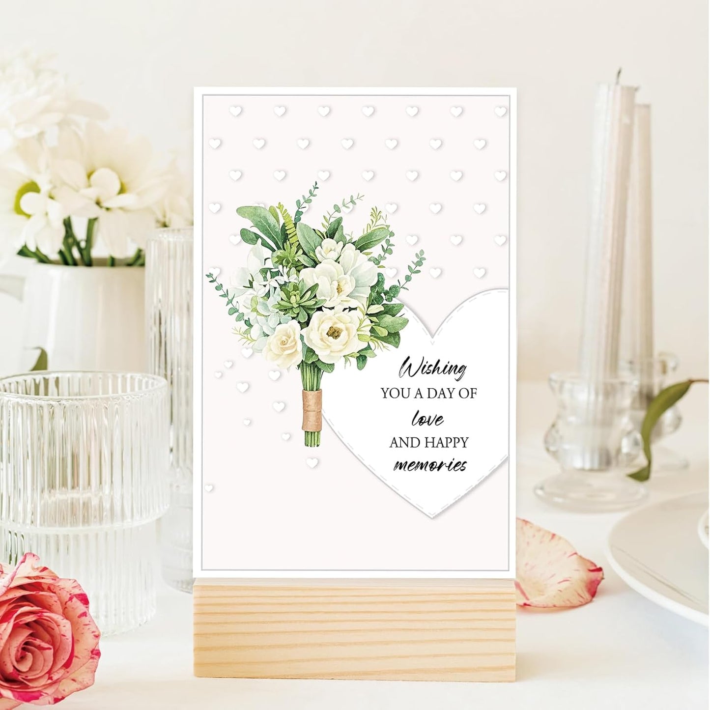 OJsensai Cute Wedding Card, Funny Engagement New Card for girlfriend boyfriend, Comfort Wedding Decoration Gifts from Husband Wife, Happy Valentine's Day
