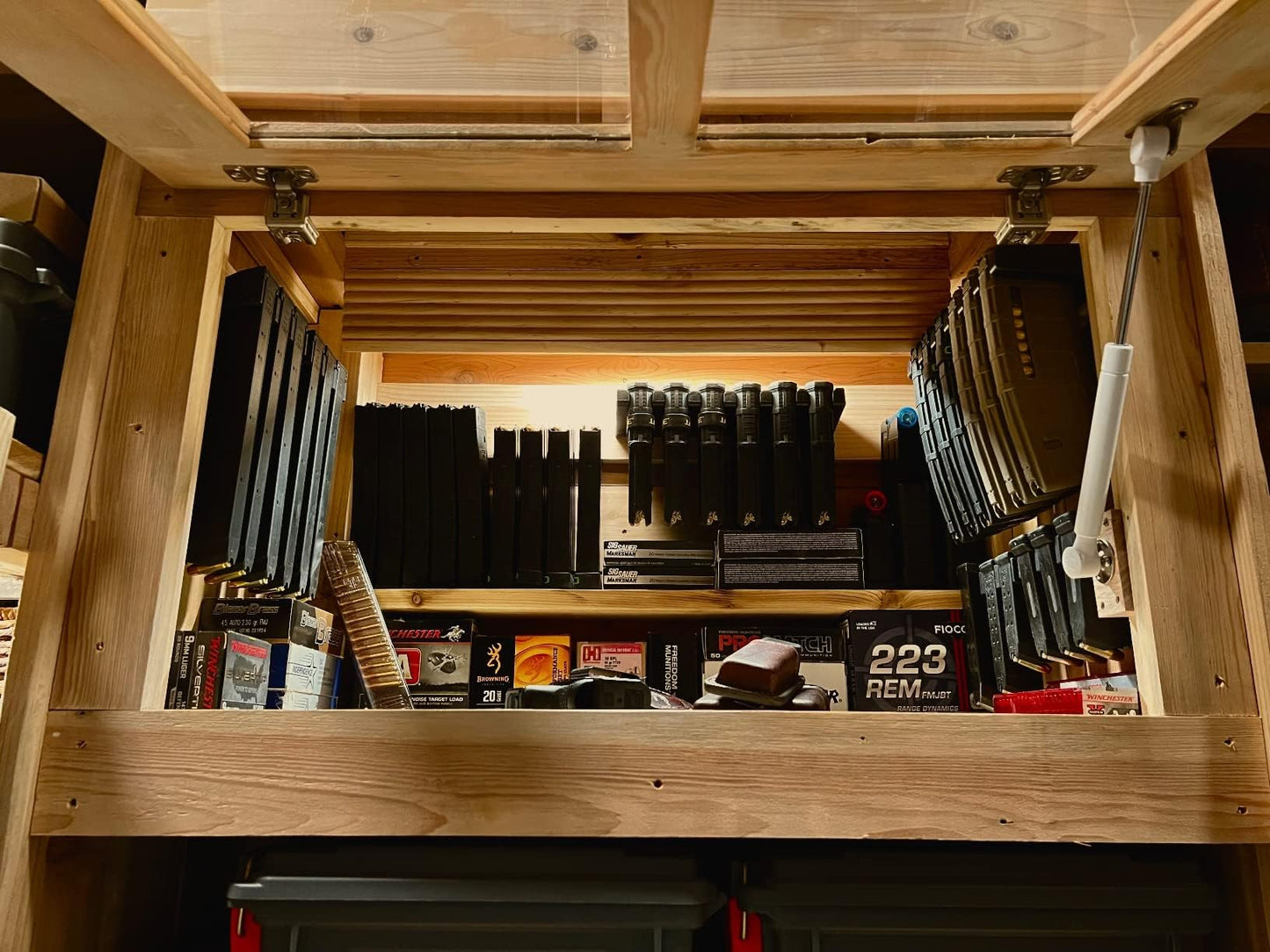 Aoanoko PMAG Rack Wall Mount,Mag Holder|AR Magazine Hodler|Wall Mount Display Mag Storage,Home Magazine Storage Rack,Mag Rack for Gun Safe,Locker,Cabinet,Shelf