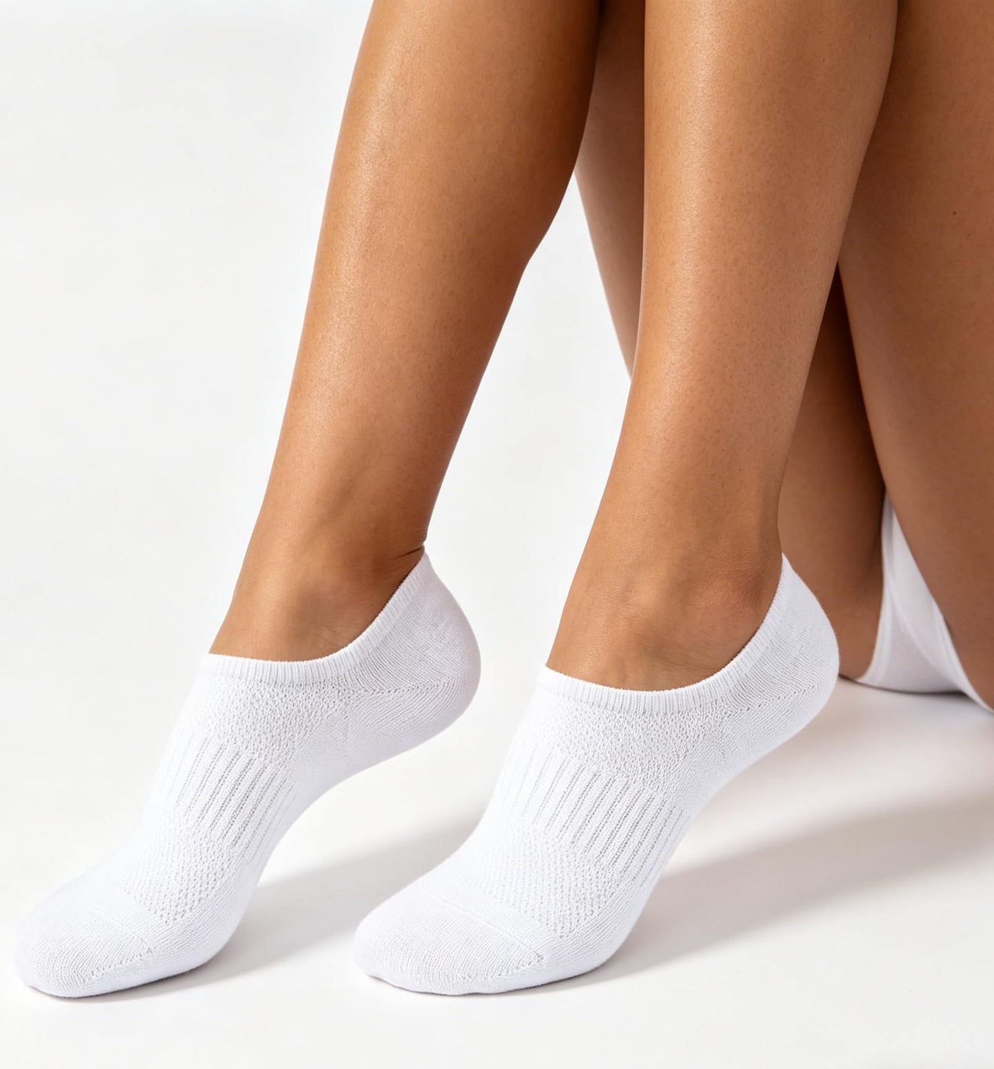 Horuru No Show Socks Womens for Canvas Sneakers,Invisible Athletic Low Cut Ankle Socks for Running Gym 6 Pairs