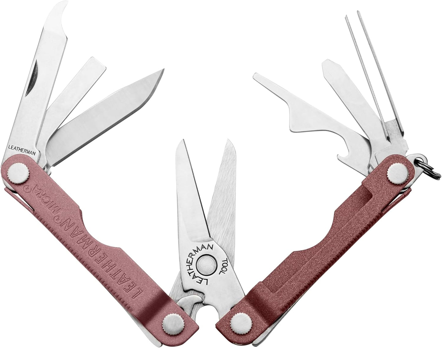 LEATHERMAN, Micra, Keychain Multi-tool with Grooming Tools, Mini Pocketknife for Everyday Carry (EDC), Hobbies & Outdoors, Built in the USA, Stainless Steel