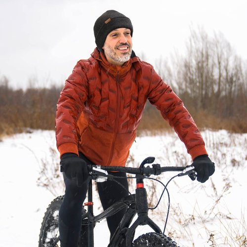 Beanie Winter Hats Stocking Caps Mens and Womens Slouchy Wool Knit Warm Thermal Toboggan Ski Gear Gifts Charcoal Gray