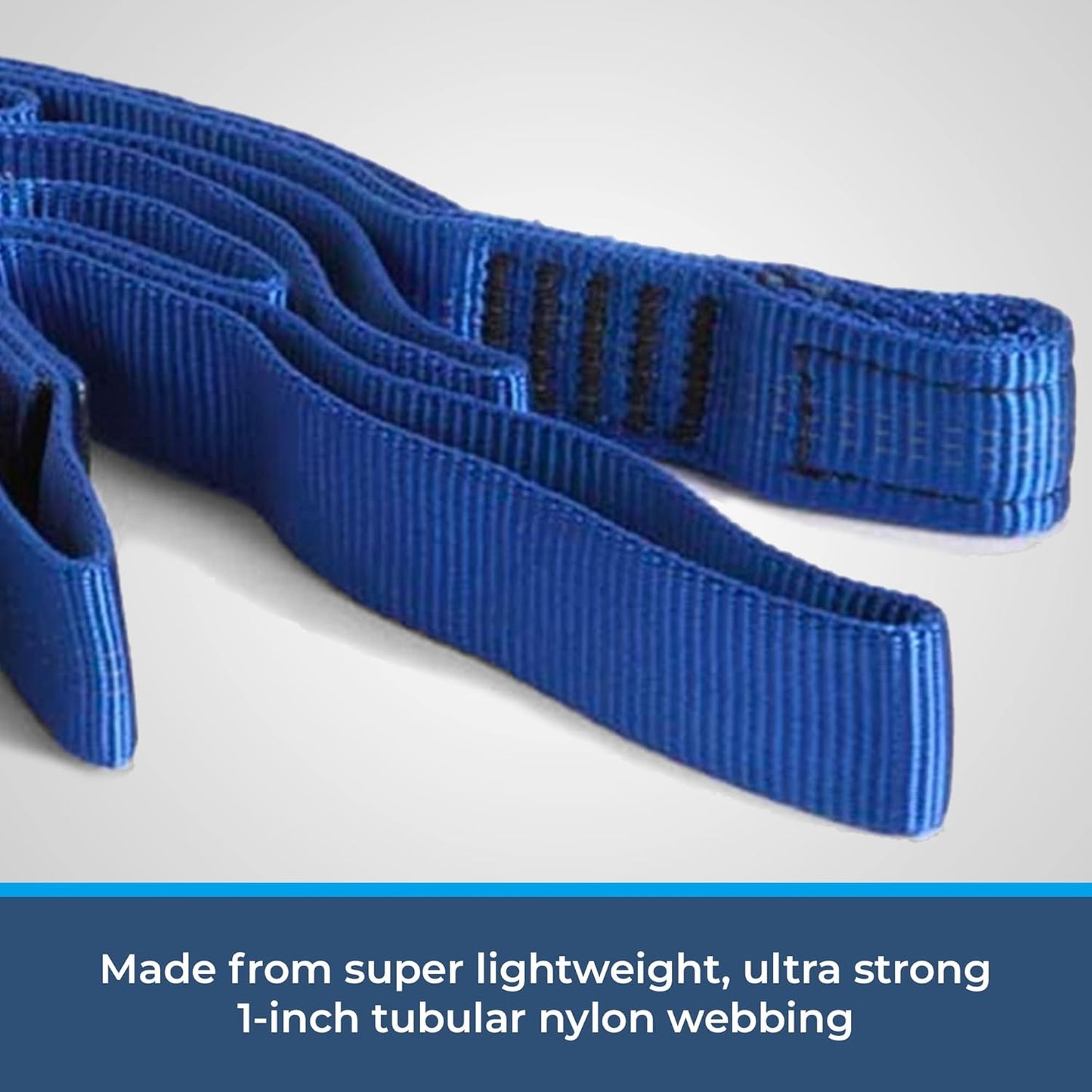 4-Step Nylon Climbing Etrier Ladder – Lightweight Aider for Tree Work, Rescue & Rock Climbing