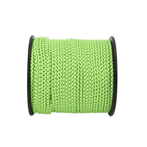 Raguso Tent Rope Fluorescent 2.5mm/0.1in Diameter Reflective Guyline Lightweight Multipurpose Reflective Rope Camping Rope for Outdoor