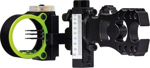 Black Gold Ascent Verdict Archery Sight-Black/Right Hand Adjustable-3 Pin/ .19 Pin Size