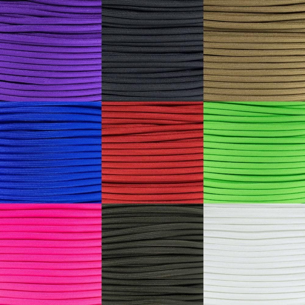 Paracord Planet para-Max Paracord 3,000 LB Tensile Strength & 5/16 Inch Diameter - Great for Towing, Hunting, Outdoor Activities and More (