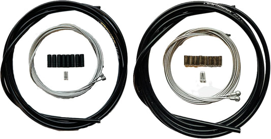 Jagwire Road Shop KIT - Complete Brake & Shifter Cable and Housing Kit- Black - SRAM/Shimano