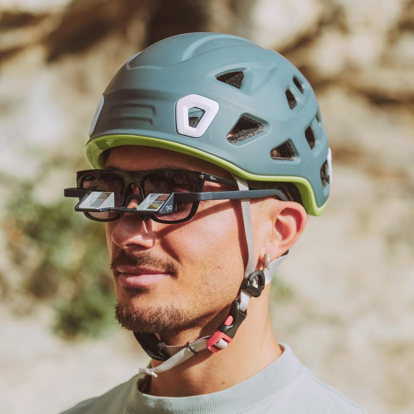 YY Vertical Belay Glasses - Hands-Free Climbing Safety Gear for Rock Climbers