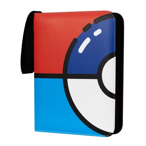 Awedsu Collectible Trading Card Albums,Collectible Trading Card Protective Sleeves,Card Binder 4-Pocket,400 Pockets Card Case Holder for TCG,Sports Card. (Red Blue)