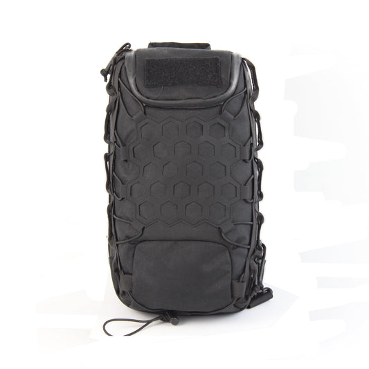 GGYCOB Tactical Sling Bag for Men Pack Military Rover Shoulder Bag Molle Assault Range Backpack Crossbody Chest Bag 1000D Nylon (black)