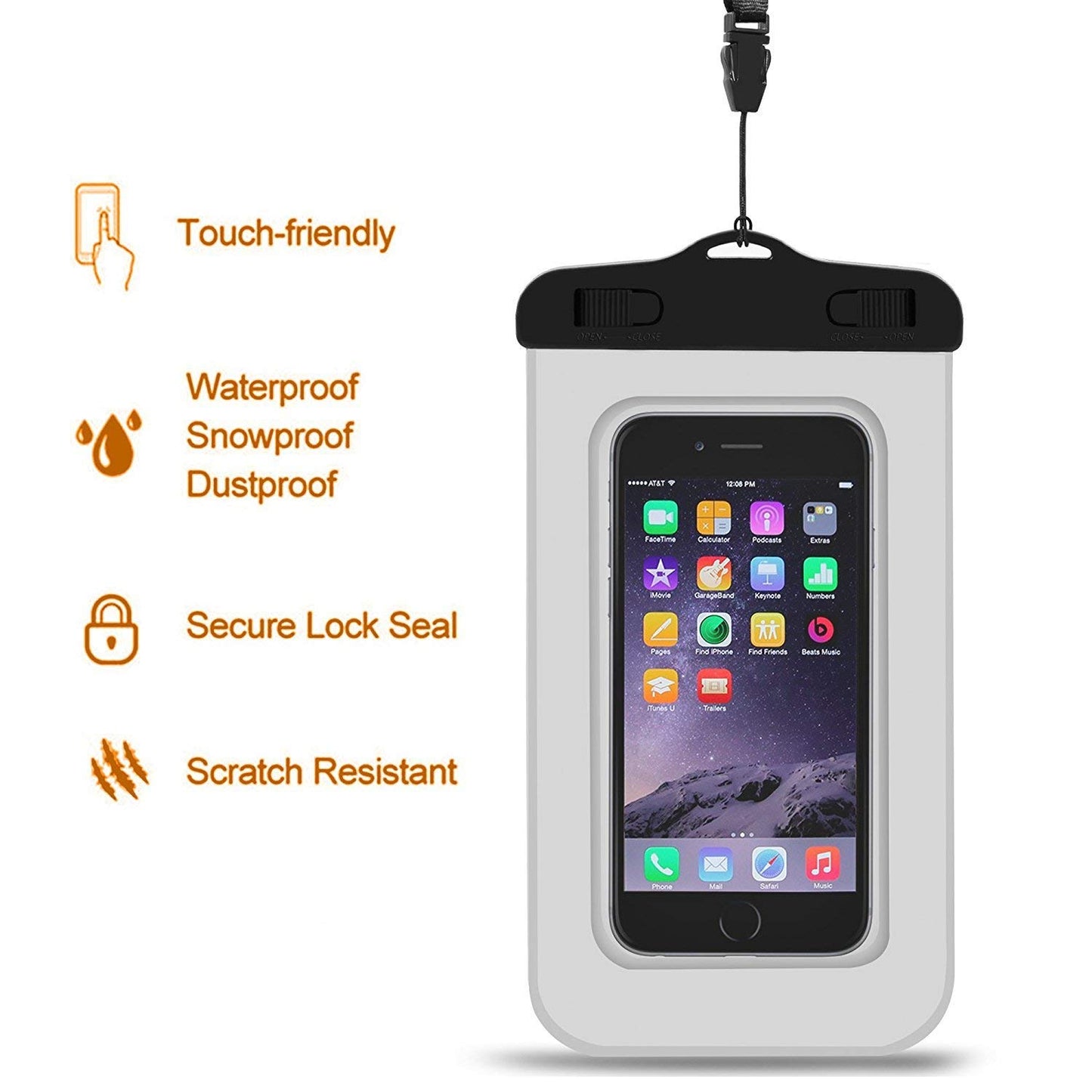 Unigear Dry Bag Waterproof, Floating and Lightweight Bags for Kayaking, Boating, Fishing, Swimming and Camping with Waterproof Phone Case (Blue, 30L)