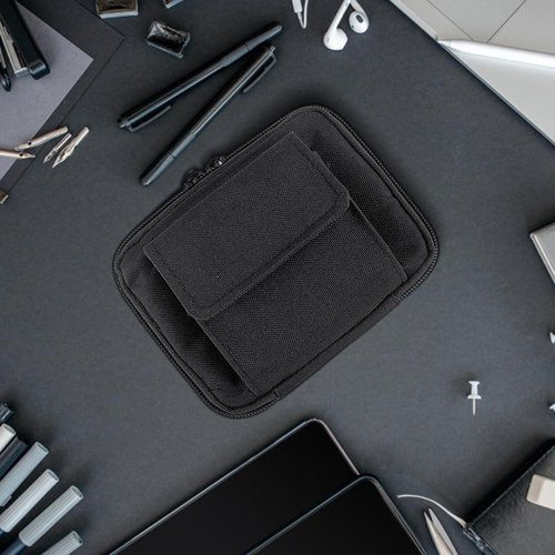 Duty Belt Gloves Pouch Latex Disposable Glove Holder Carrier Double Gloves Pockets Police Law Enforcement Officer Security Firefighter EMS EMT Paramedic First Responders Heavy Duty Bag