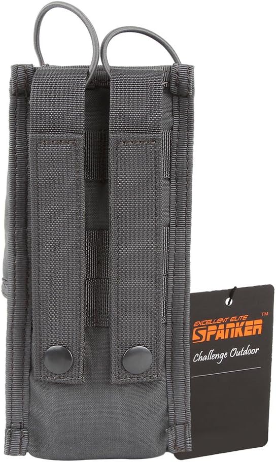 EXCELLENT ELITE SPANKER Tactical Universal Radio Holster Pouch Holder Case Bag Molle Adjustable Military Walkie Talkie Holder