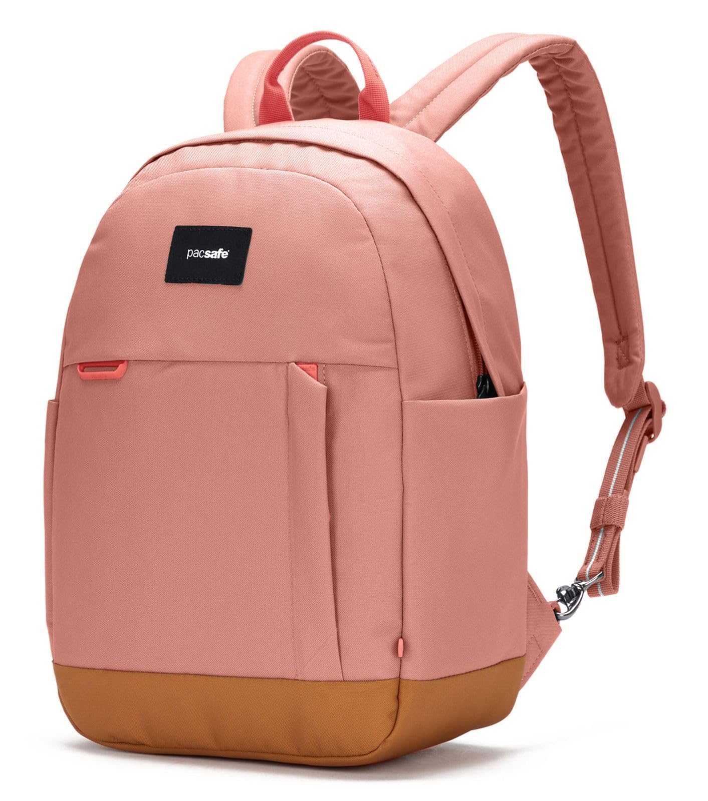 Pacsafe GO 15L Anti Theft Backpack, Rose