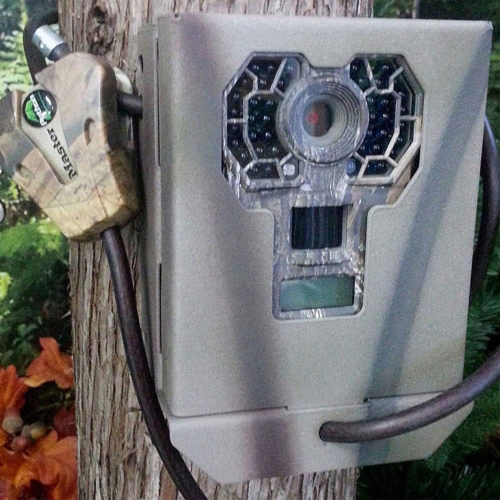 Theft-Deterrent Powder-Coated Steel Security Box Compatible with Stealth Cam G Series Trail Cameras (17700)