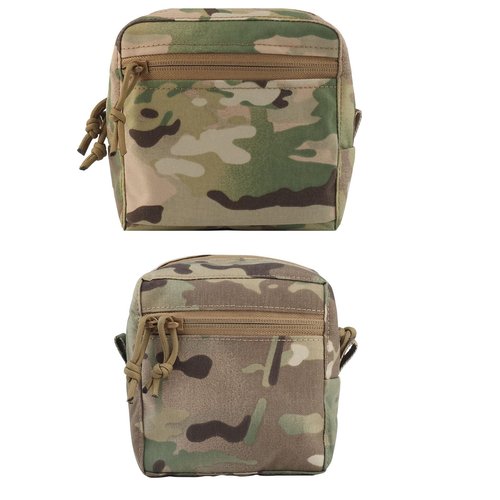 Tactical Molle Pouch Compact EDC Utility Gadget Pouch Waist Bags Sundries Storage Admin Organize Gear Gadget for Military Backpack Vest (Camo)