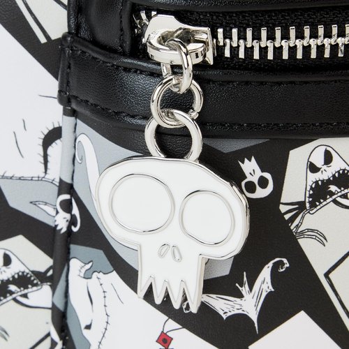 Lougefy Nightmare Before Christmas Xmas Coffin All over Print Mini Backpack: Spooky Holiday Style!