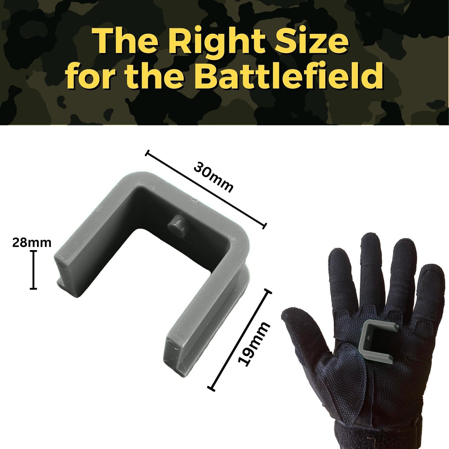 Airsoft Speed Loader for Pistol Magazines Quick and Easy Reload (Gray)