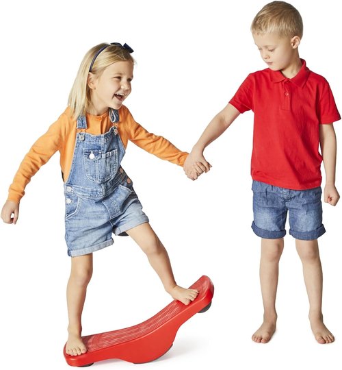 GONGE Seesaw Balance Board – Sensory Rocker for Toddlers & Kids, Safe Non-Slip Design, Stimulates Vestibular & Proprioceptive Senses, Durable Toy for Ages 2+