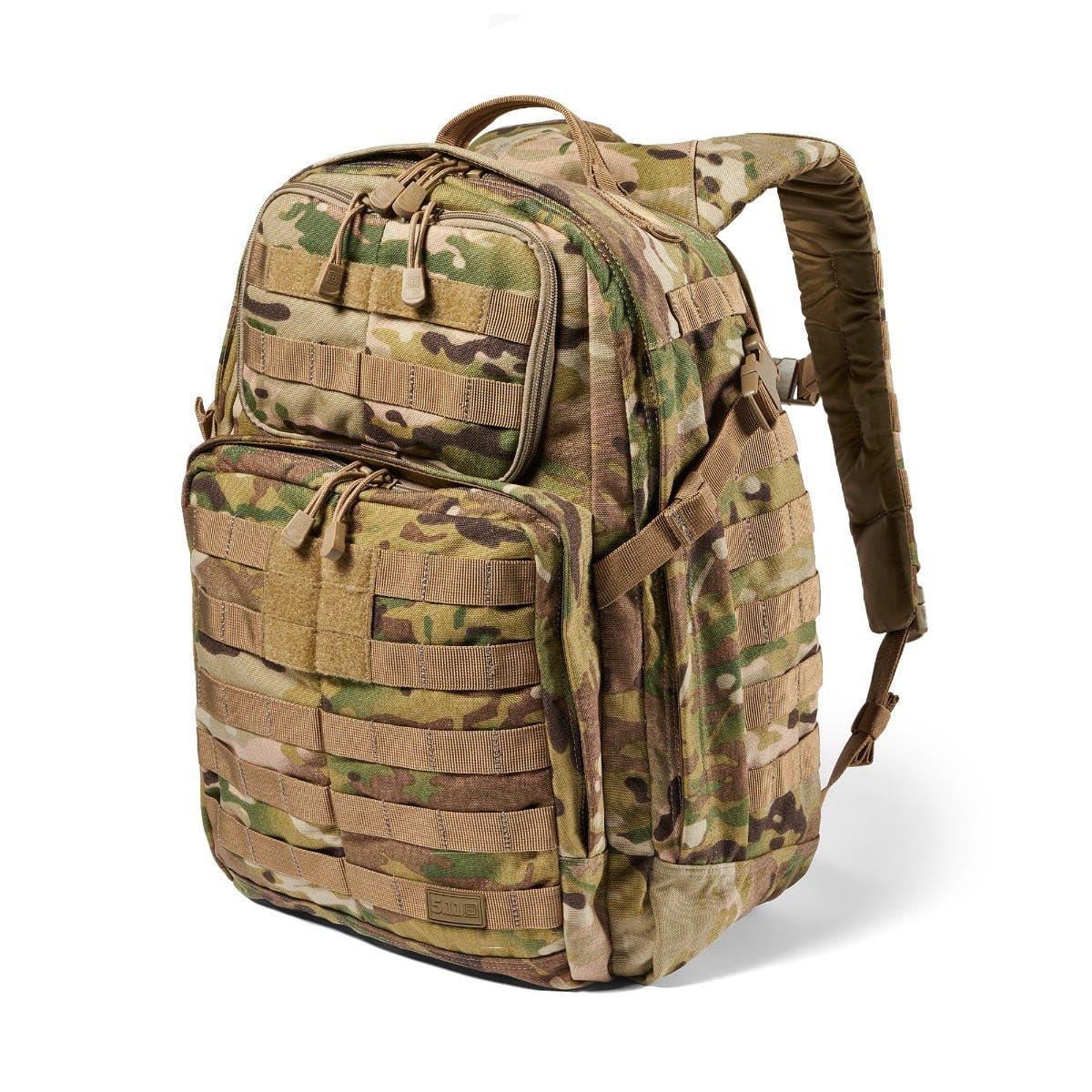 5.11 Tactical Backpack, RUSH 24 2.0 Military Survival Molle Back Pack with Laptop Compartment, 37L, Multicam, Style 56564ABR