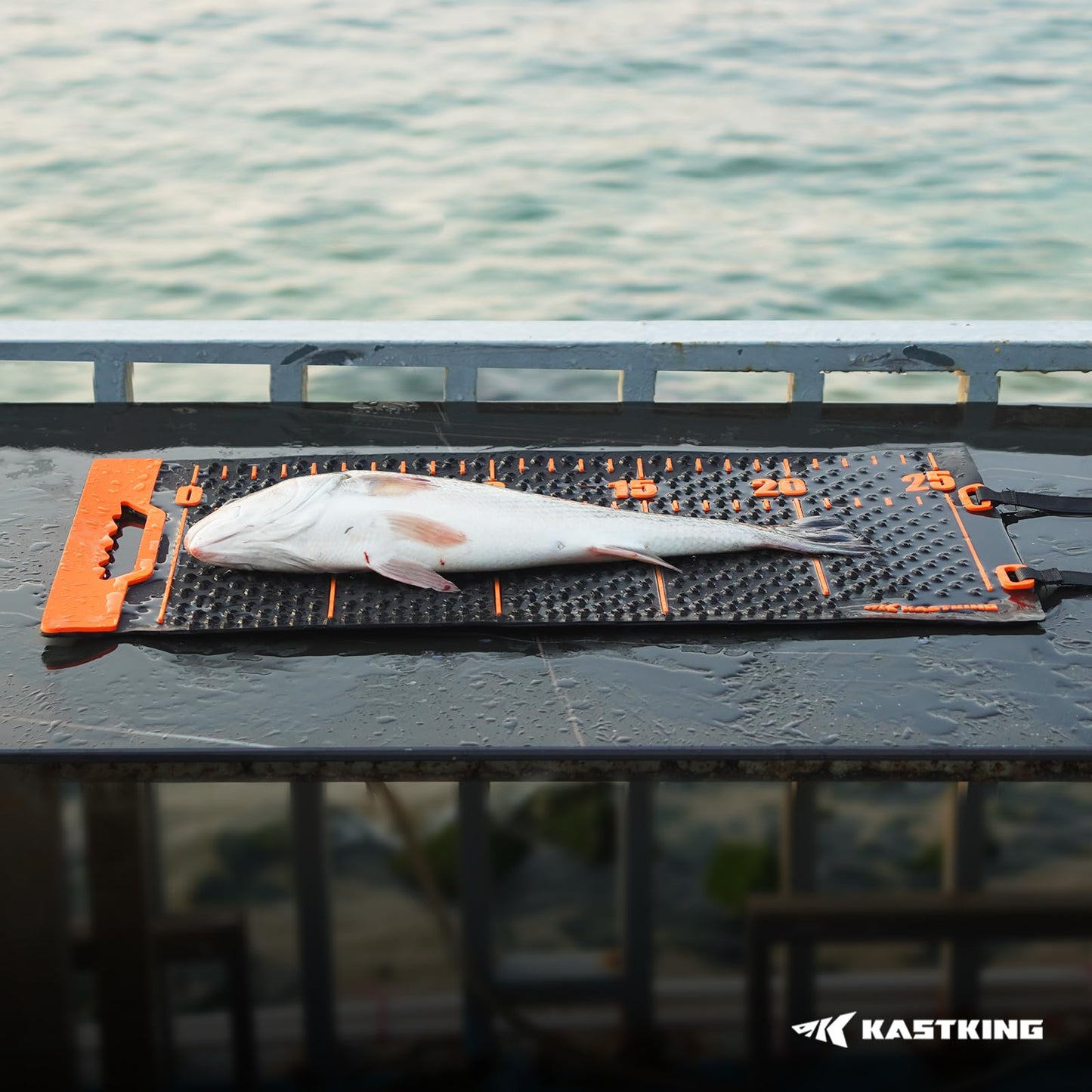 KastKing EZ Fillet Fish Fillet Mat, Anti-slip Texture With 25" Integrated Ruler, Extended Dimensions, Easy to Clean Material, Portable Storage, Fish Cutting Board
