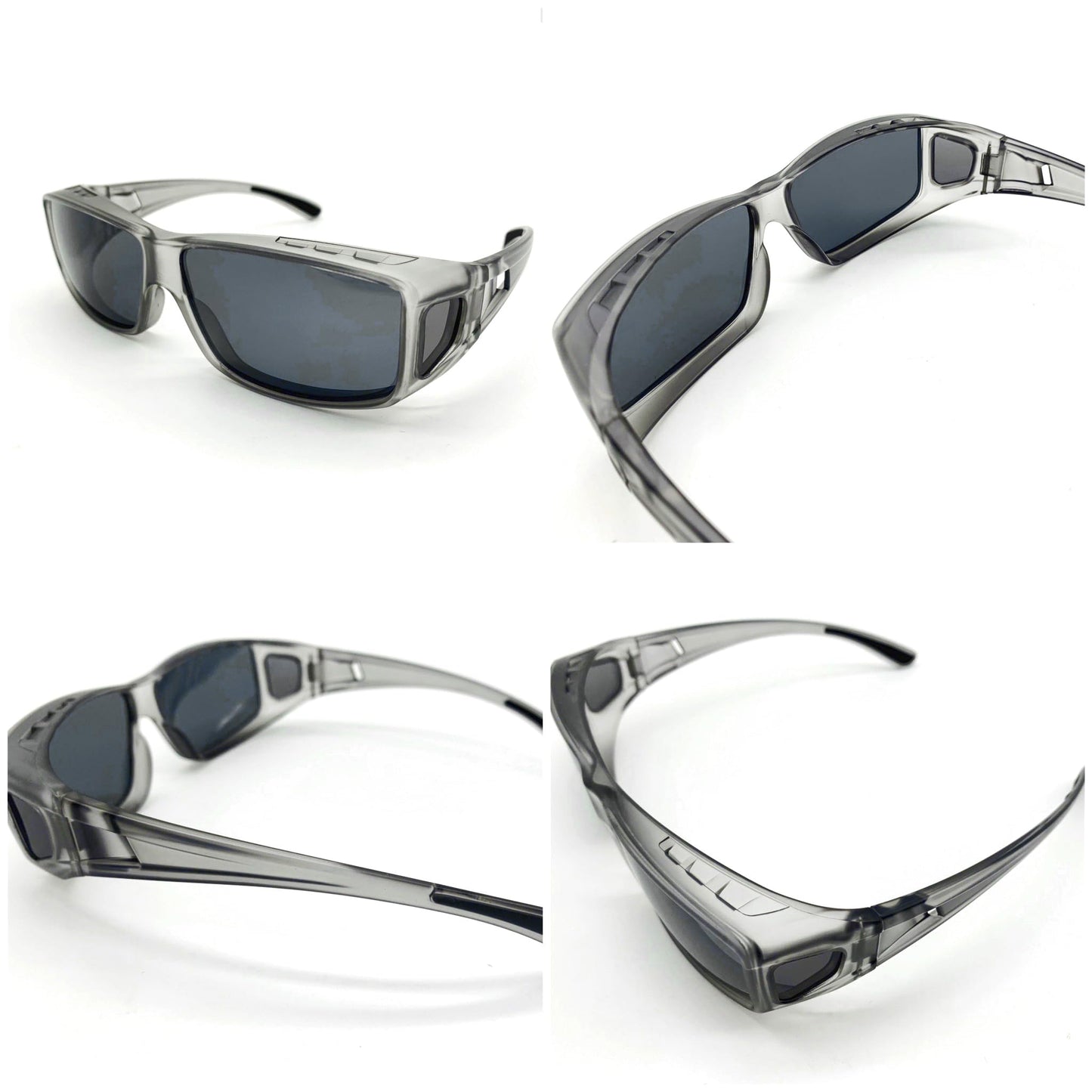 XII WY Fit Over Polarized Wrap Around Sunglasses Mens Womens for Baseball Running Fishing Driving