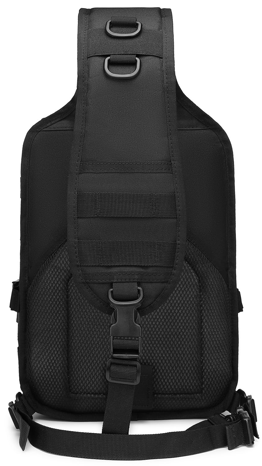 ATBP Tactical Crossbody Sling Backpack Militray Shoulder Holster Bag For Men Chest Pack Hiking Daypack 15L