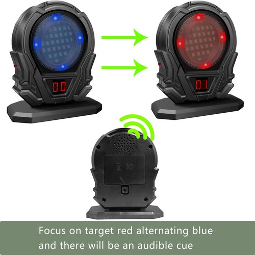Nihowban Portable Laser Trainer Target for Reactive Laser Shooting and Laser Training Target Dry Fire Laser Training System