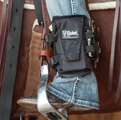 Cashel Ankle Safe Cell Phone Holder for Saddle Cantle - Small & Large Sizes