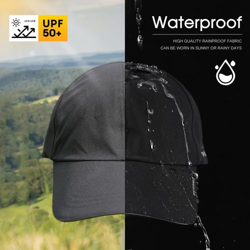 TOP-EX Large Waterproof Men Women Navy Running Hydro Cooling Hat Baseball Cap for Big Heads