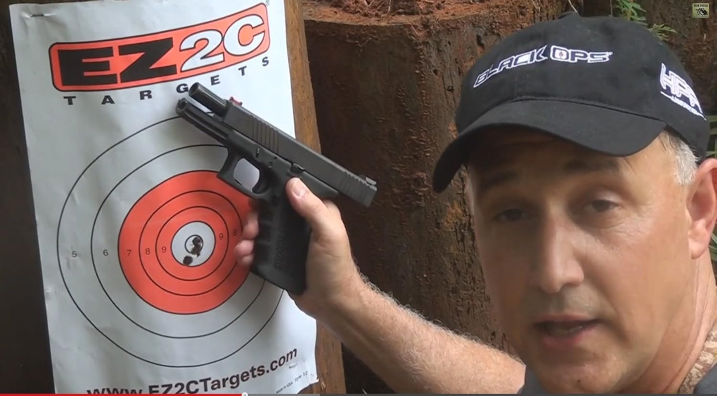 EZ2C 5-Pack Bright Gun & Rifle Paper Targets - Highly Visible 11" x 17" Shooting Targets for Range & Outdoor Use