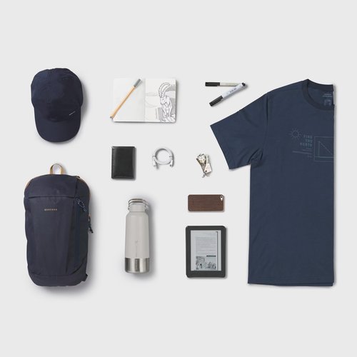 Backpack 10 L - NH 100 Navy. Outdoor Adventures. Daily Use. Sports Backpack and Hiking Backpack for Everyone. The Padded Shoulder Straps. Reliable and Practical. Quick Access to Essentials.