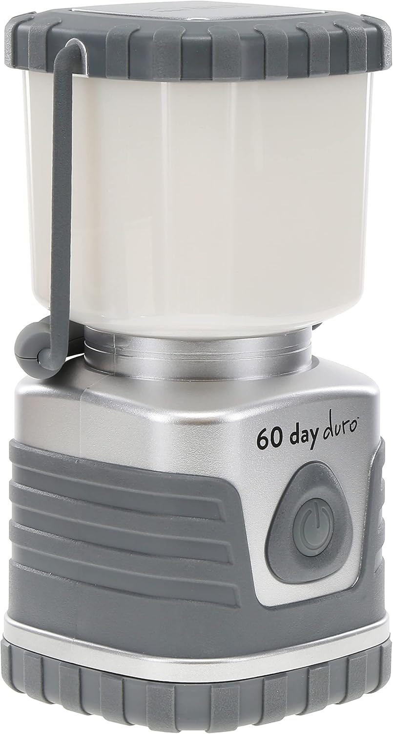 60-Day Duro LED Portable Lantern - 1200 Lumen, Lifetime Bulbs, Ideal for Camping & Emergencies