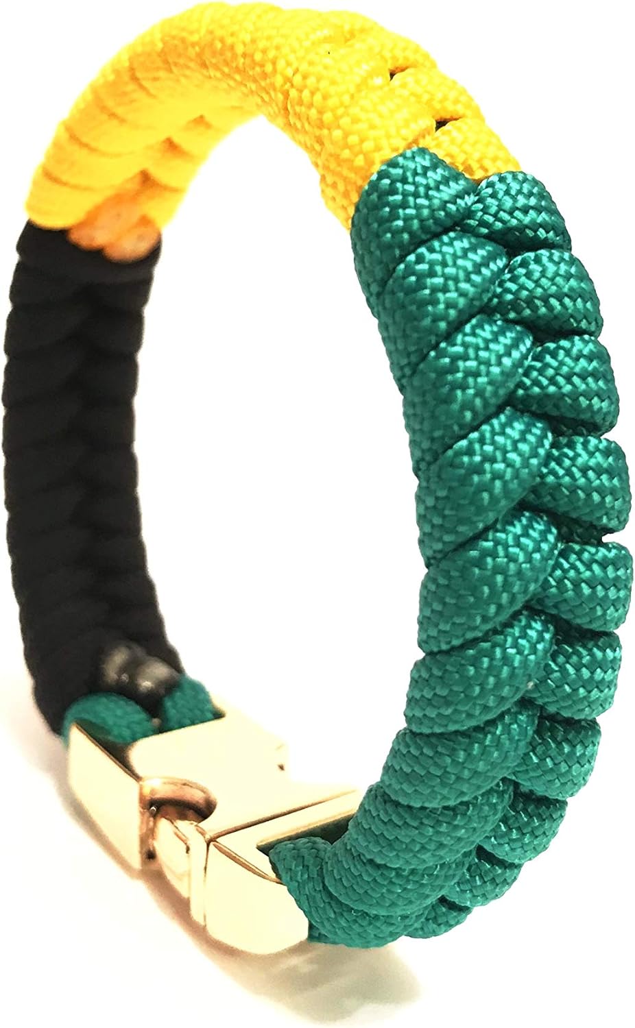 Jamaican Flag Mens & Women Paracord Bracelet Jewelry Jamaican Flag