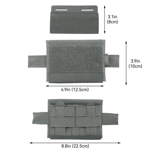 Qavctw Molle Tactical Pouch Belt Ifak Micro Med Pouch with TQ Holder, Mini First Aid for Purse Medical Pouch Portable Micro Trauma Kit Empty EDC Bag Ifak Refill First Aid Kit Bag