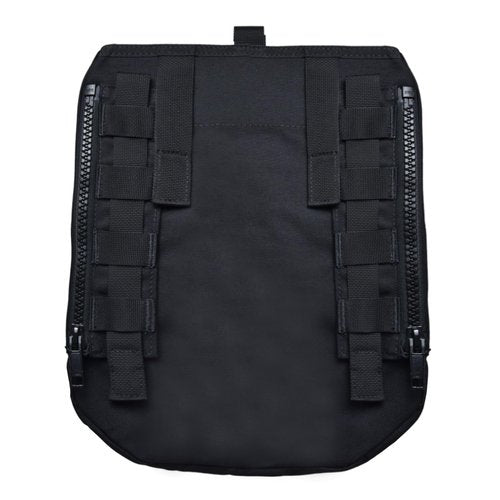 Molle Back Panel Tactical Zip-on Panel Pouch Hydration Pouch Tactical Accessory Backpack for CPC AVS JPC2.0 (Black)