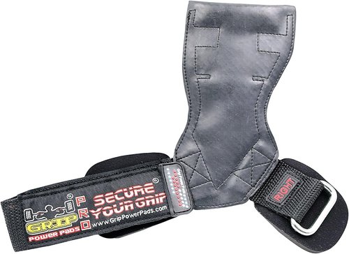 Lifting Grips PRO Weight Gloves Heavy Duty Barbell Gymnastics Straps Alternative to Power Hooks Deadlifts Adjustable Neoprene Padded Wrist Wrap