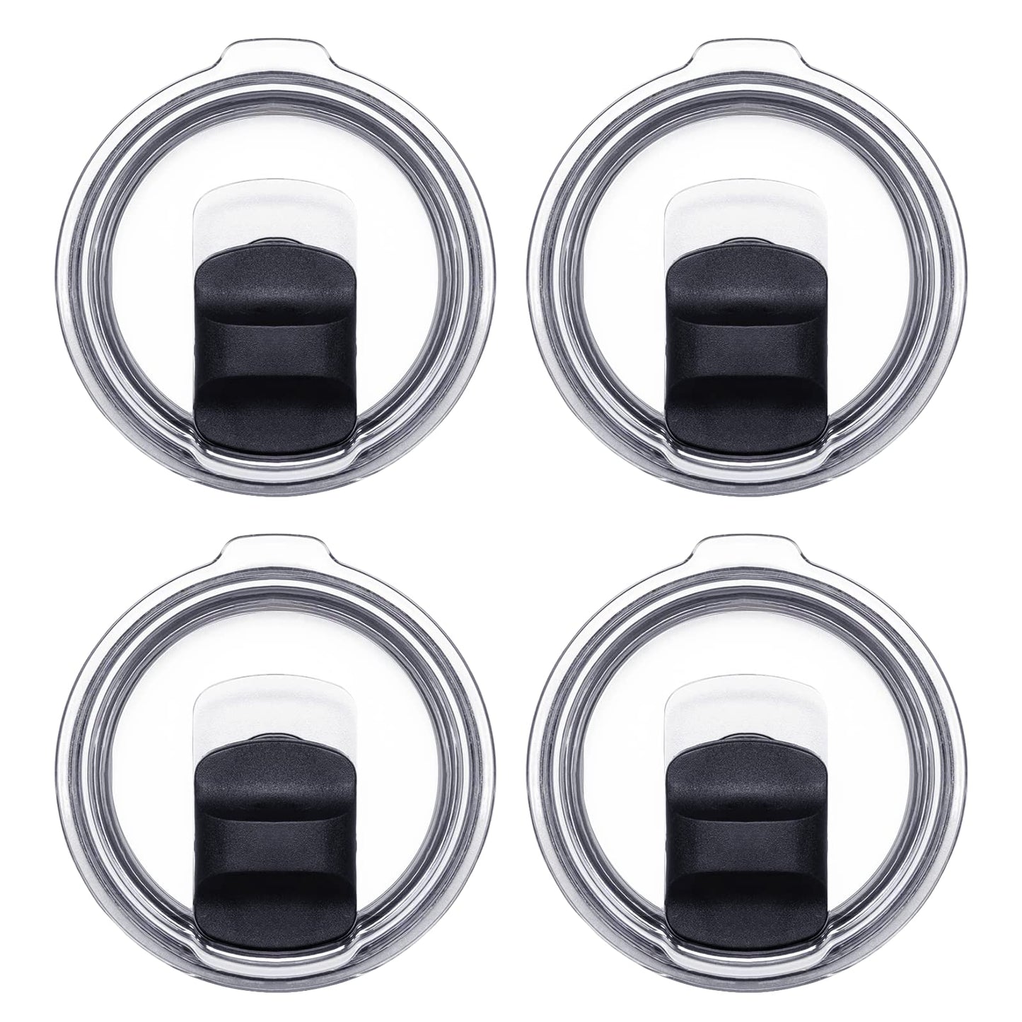 4Pack 20 Oz Magnetic Tumbler Lid, Replacement Lid for Yeti Lids Compatible with YETI Rambler, Magnetic Spill Proof