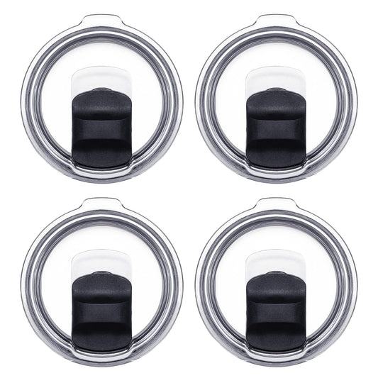 4Pack 20 Oz Magnetic Tumbler Lid, Replacement Lid for Yeti Lids Compatible with YETI Rambler, Magnetic Spill Proof