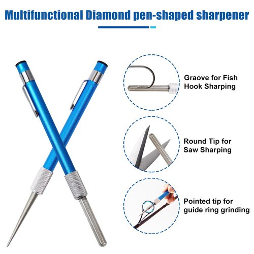 MAFIMOEA 27pcs Fishing Rod Eyelet Repair Kit Rod tip Repair kit Ceramic Guides Rings Replacement Kit 14 Sizes with A Tweezer Fishing Rod tip Repair kit
