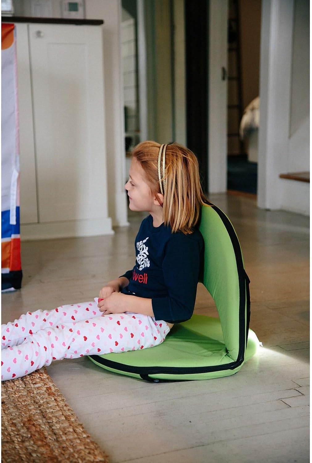 STANSPORT - Go Anywhere Multi-fold Comfy Padded Floor Chair With Back Support
