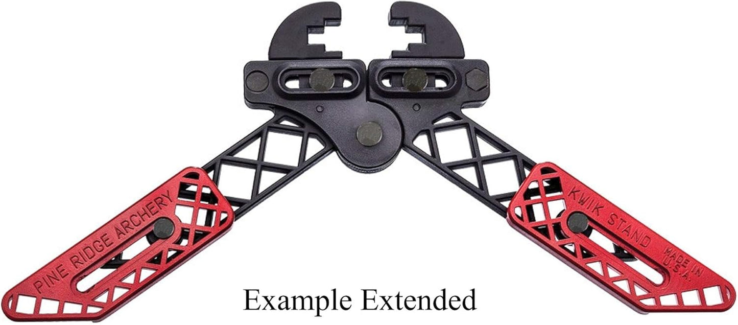 Pine Ridge Archery Kwik Stand Bow Support, Fit on Most Bow Limbs, Perfect for Ground or Box Blind Hunting