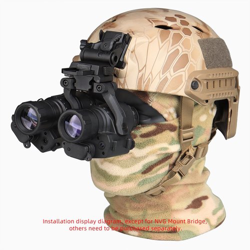 CANIS SPORT INC New Metal L4G24 Night-Vision arms Mount+POM Reinforced Upgraded Version Night Vision Bridge for pvs14 Support 2 Optical Night Visions or 1 Digital Night Vision (UK Standard)
