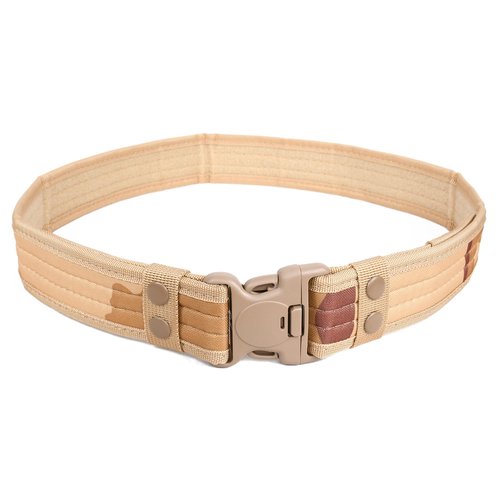 Eastern Tactical Supply Duty Belt 2" Police Duty Belts Law Enforcement Security (Khaki Camo, S)