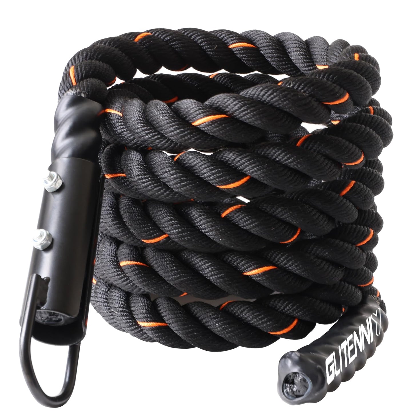 Glitenniy Climbing Rope Black 13.2ft Gym Climbing Rope for Fitness and Strength Training, Rock Climbing and Home Workouts Adult Climbing Rope Kids Outdoor Climbing Rope or Home Indoor Climbing Rope