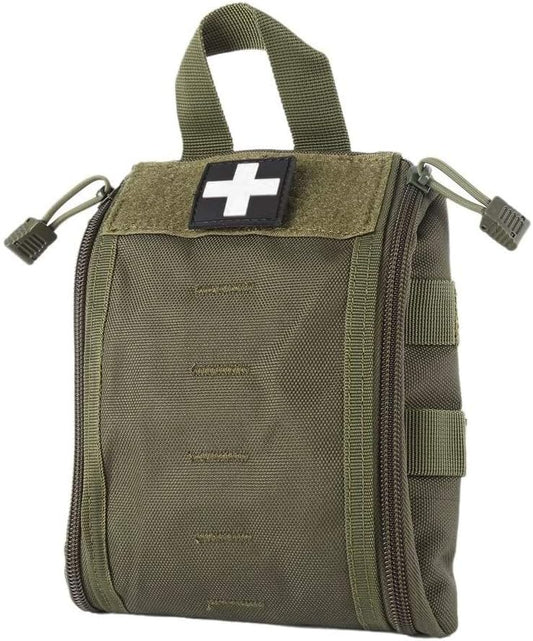WYNEX First Aid EMT Bags, Tactical IFAK Medical Molle Pouch Military Utility Med Emergency EDC Pouches Outdoor Survival Kit Suit for Tactical Waist Belt Pack 1000 Nylon