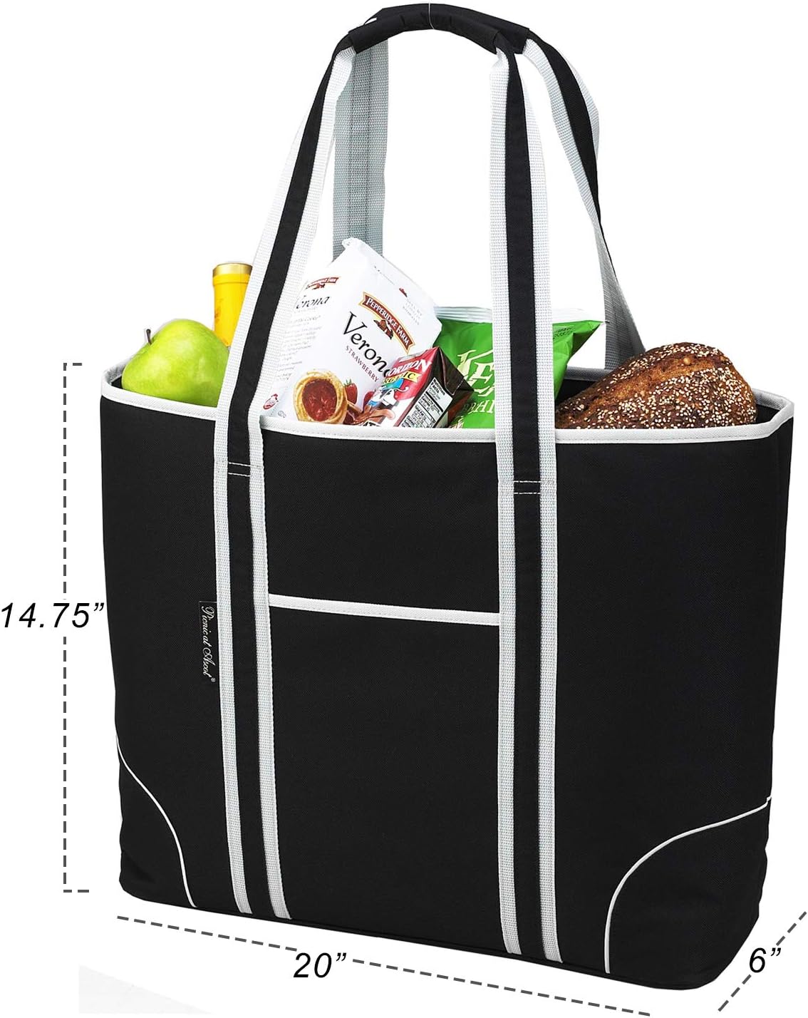 Picnic at Ascot Extra Large Insulated Cooler Bag - 30 Can Tote- Designed & Quality Approved in USA
