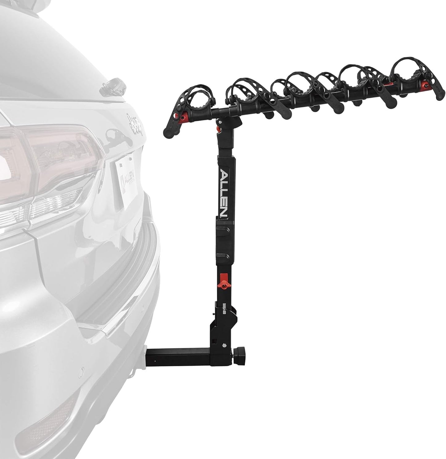 Allen Sports Deluxe Locking Quick Release 5-Bike Carrier for 2 in. Hitch, Model 552QR , Black