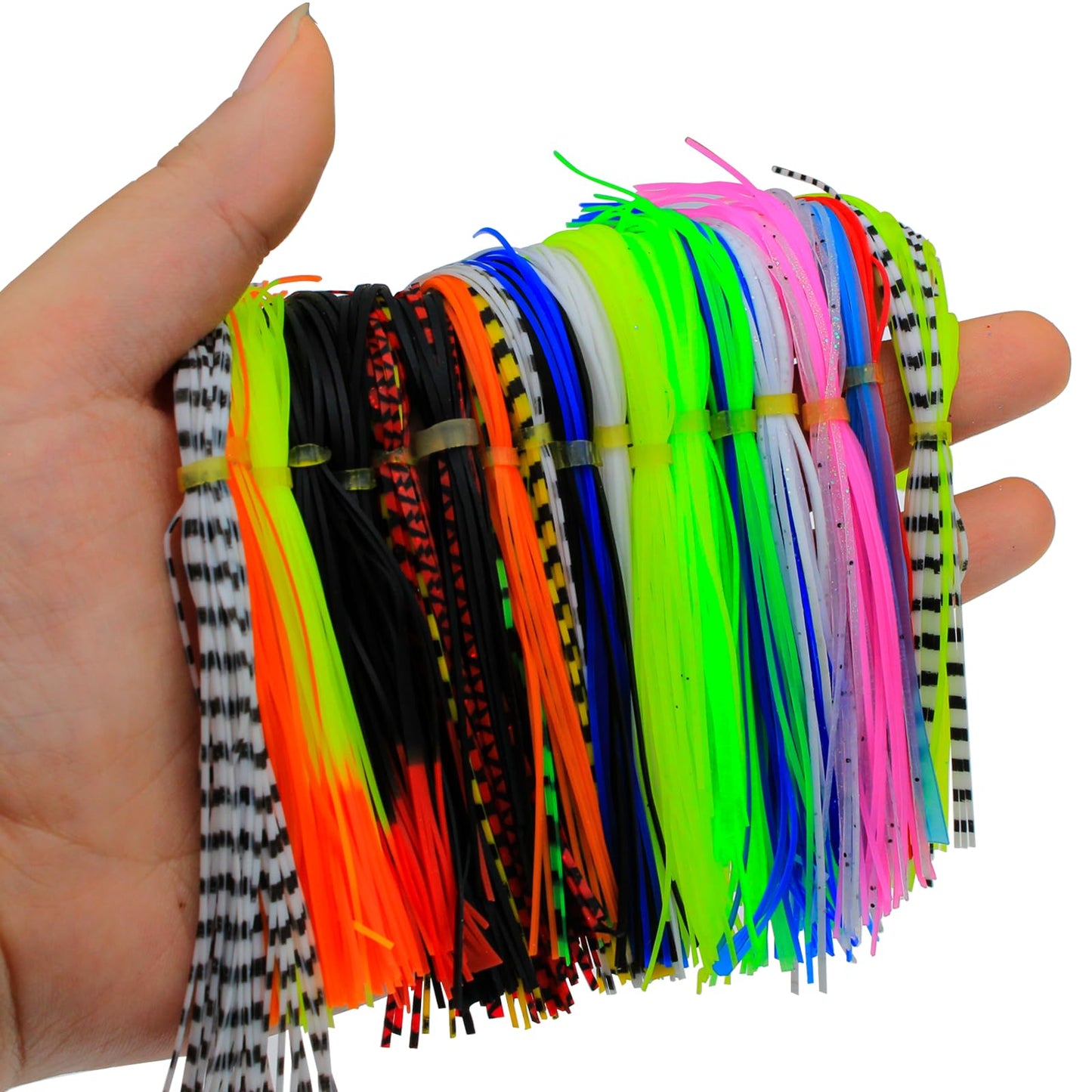 Ghanneey 18pc Fly Tying Materials Colorful Fishing DIY Fishing Accessory for Make Fly Fishing Lure Flies 18 Colors
